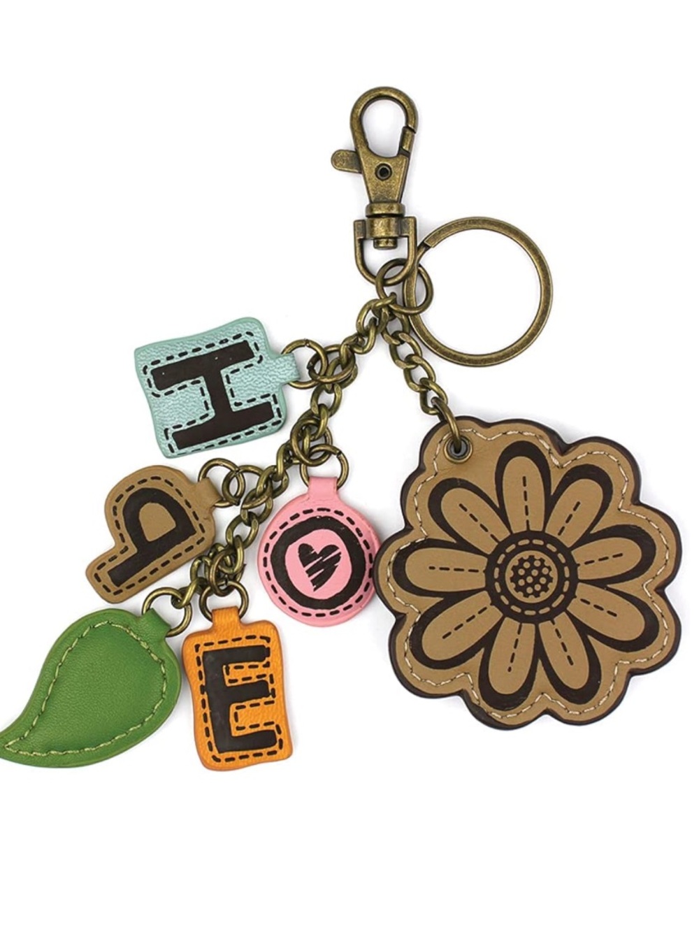 CHALA bag charm keychain daisy /Hope NWT PETA APPROVED! - Picture 5 of 11